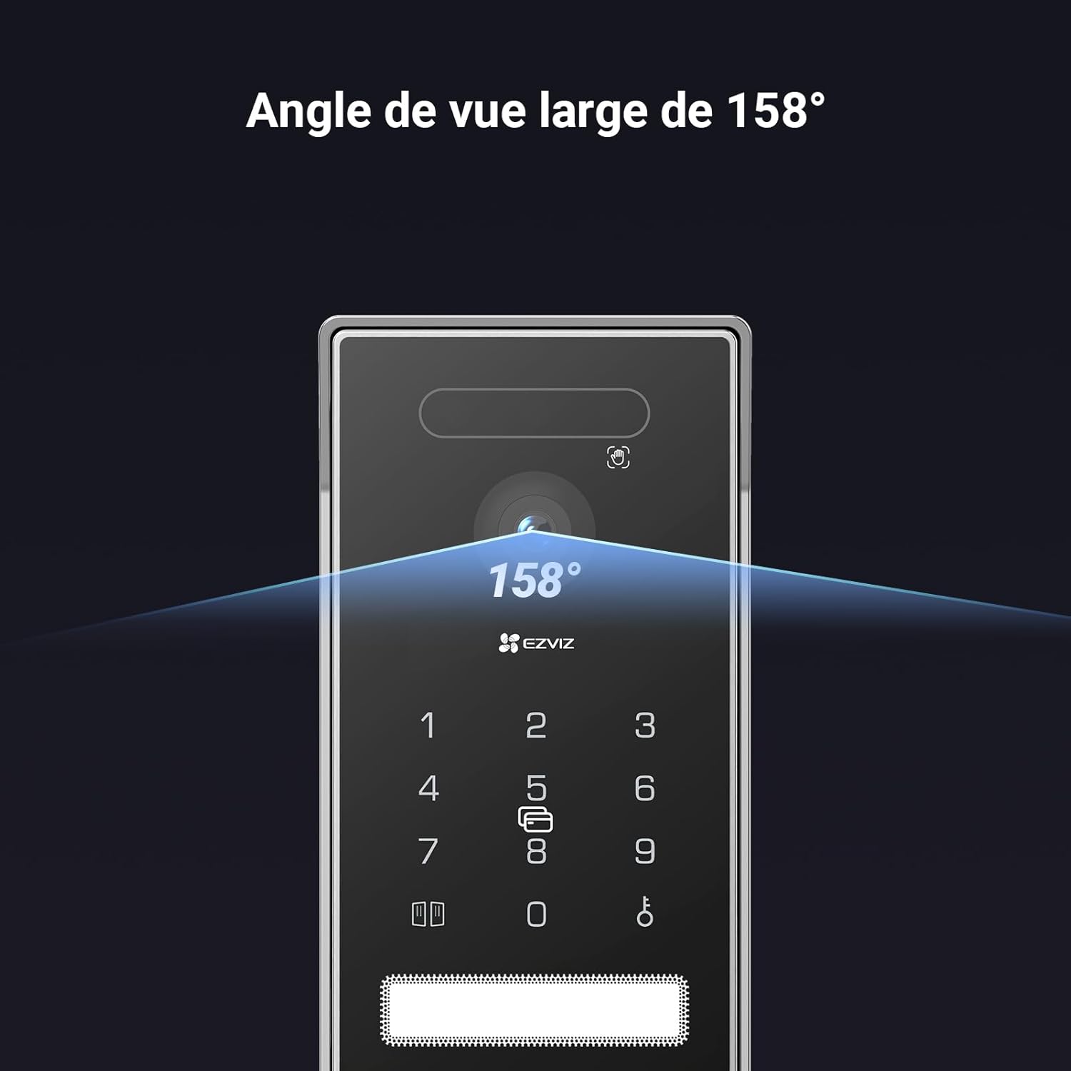 Visiophone connecté 4K HP7 Pro écran 8 pouces reconnaissance paume visage RFID étanche WiFi