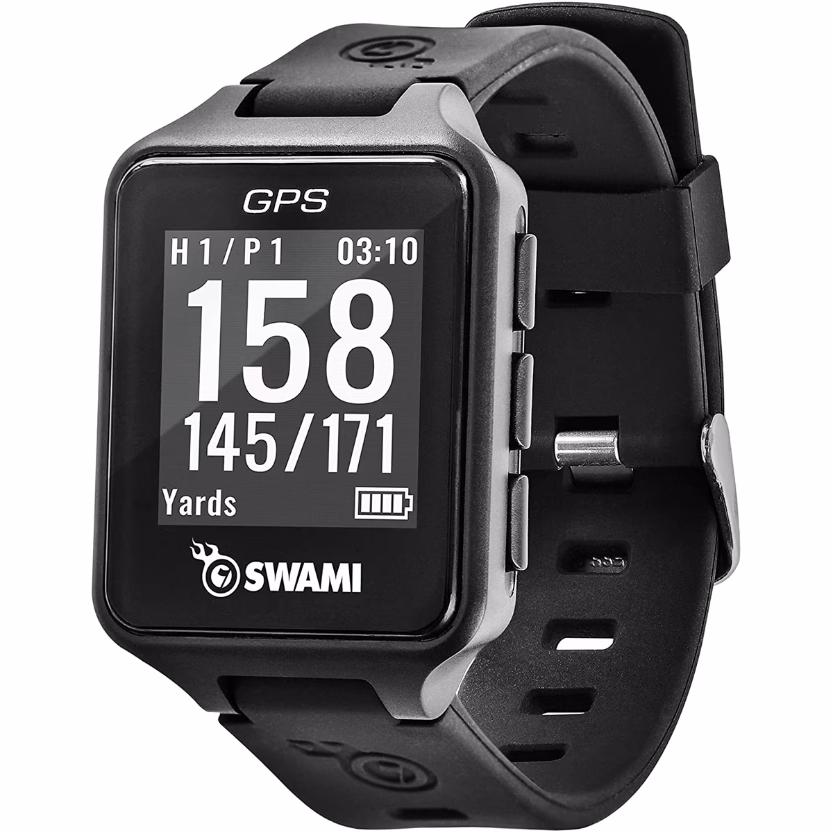 IZZO Golf Swami Golf GPS Watch, with 38, 000+ Preloaded Course Maps