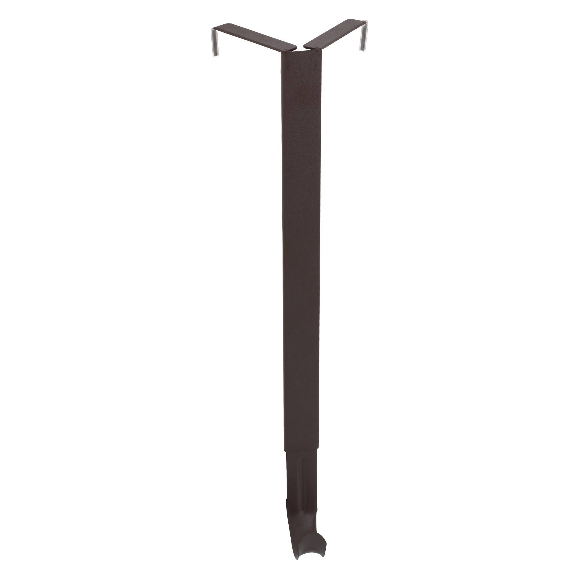 Haute Decor Adapt Adjustable Wreath Hanger, Top & Length Adjustable Version - Matte Brown