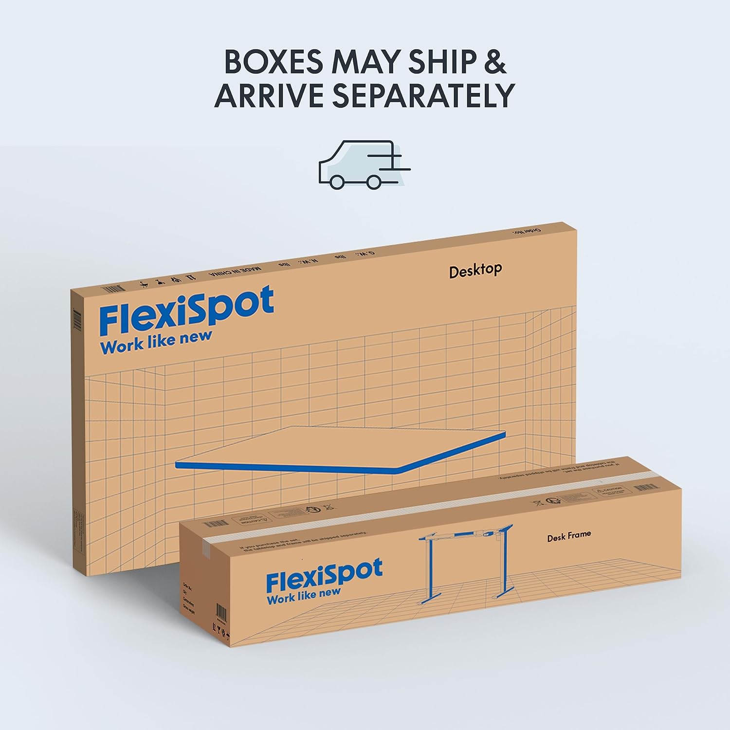 FLEXISPOT EN1 Whole-Piece Standing Desk