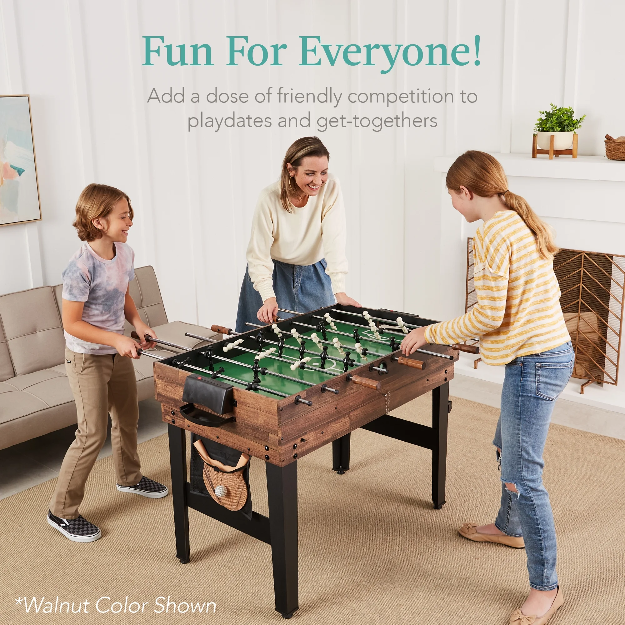 Best Choice Products 13 - in - 1 Combo Game Table Set W/ Ping Pong, Foosball, Basketball, Hockey, Archery - Natural