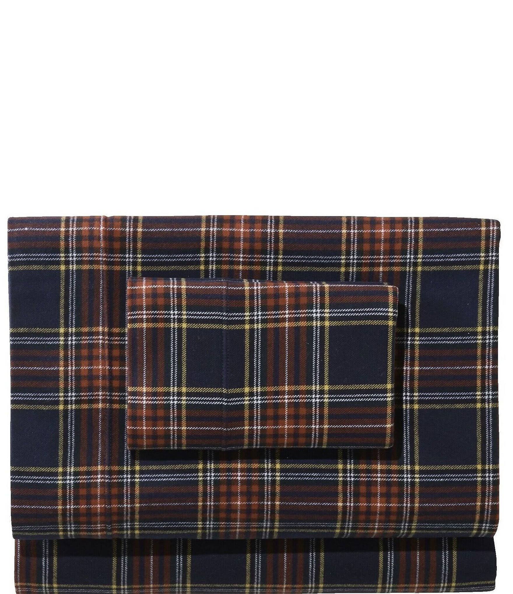 L.L.Bean Heritage Chamois Flannel Sheet Set, King, Macbeth