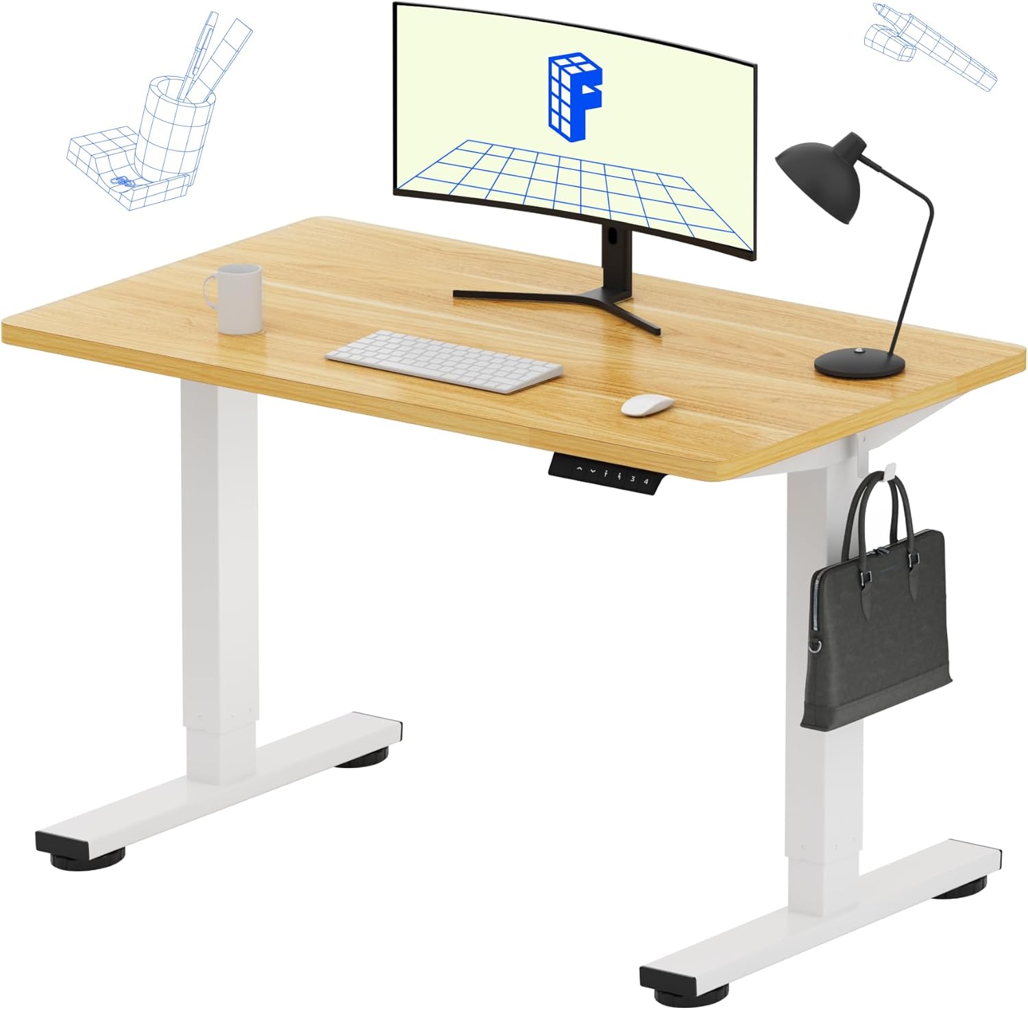 FLEXISPOT EN1 Whole-Piece Standing Desk