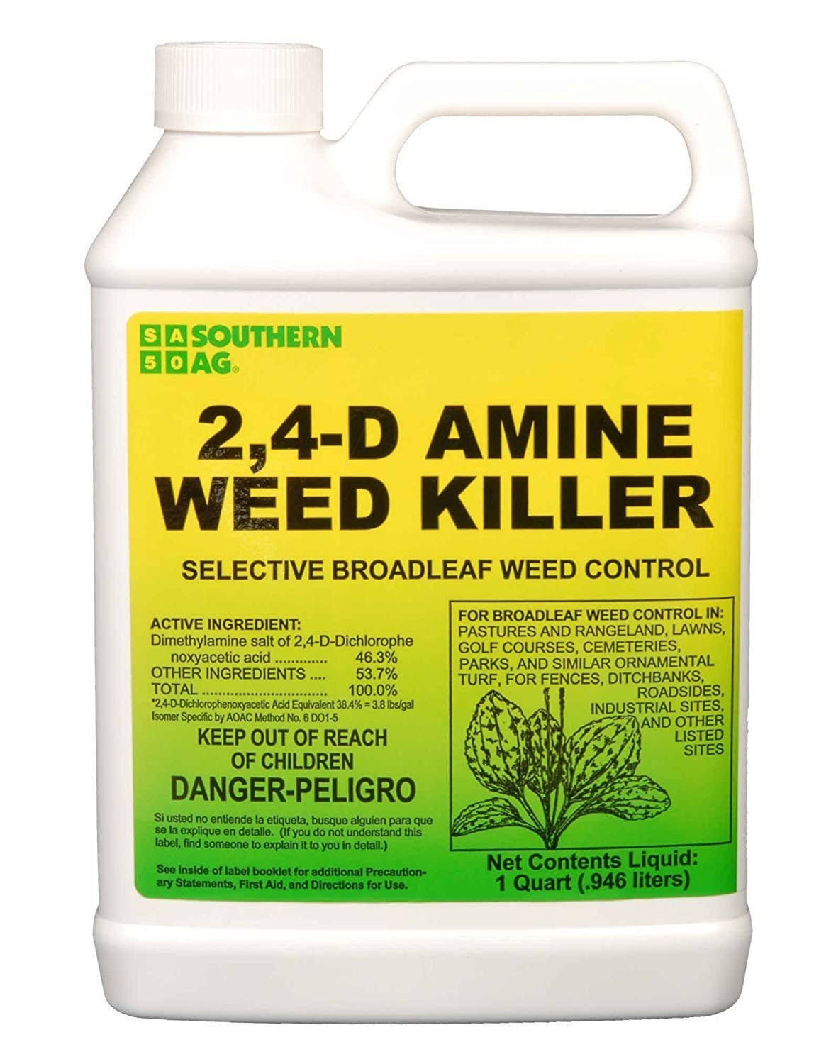 Southern Ag 2,4-D Amine Weed Killer, 32oz - 1 Quart
