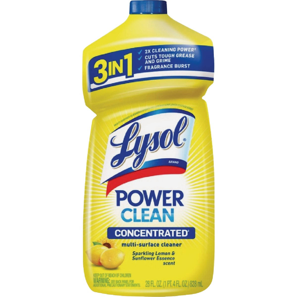 Lysol - 1920082513 - 28 oz. Lemon Power Clean Multi-Surface Cleaner