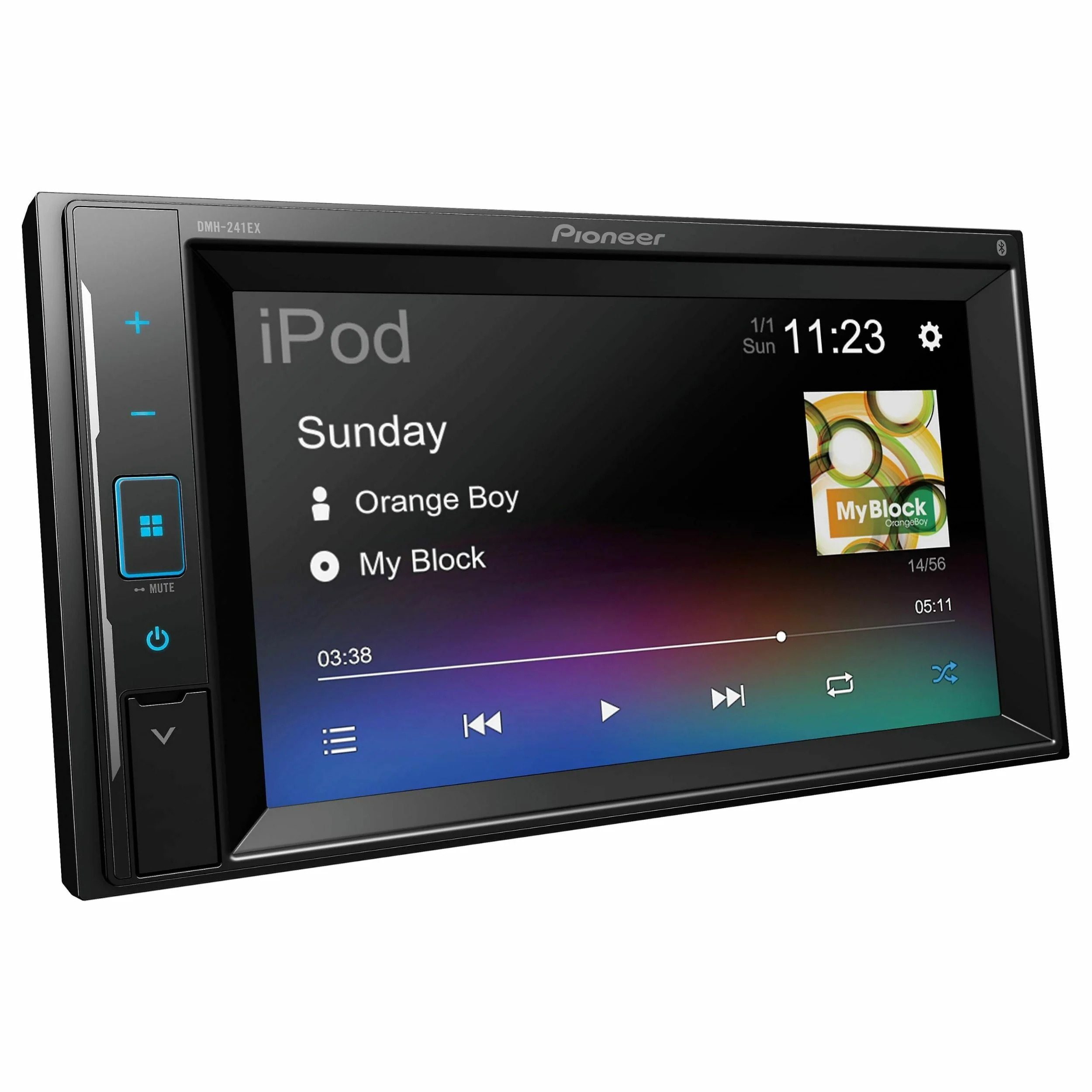 Pioneer DMH - 241EX 6.2 in Touchscreen, Bluetooth Digital Media Receiver - Black