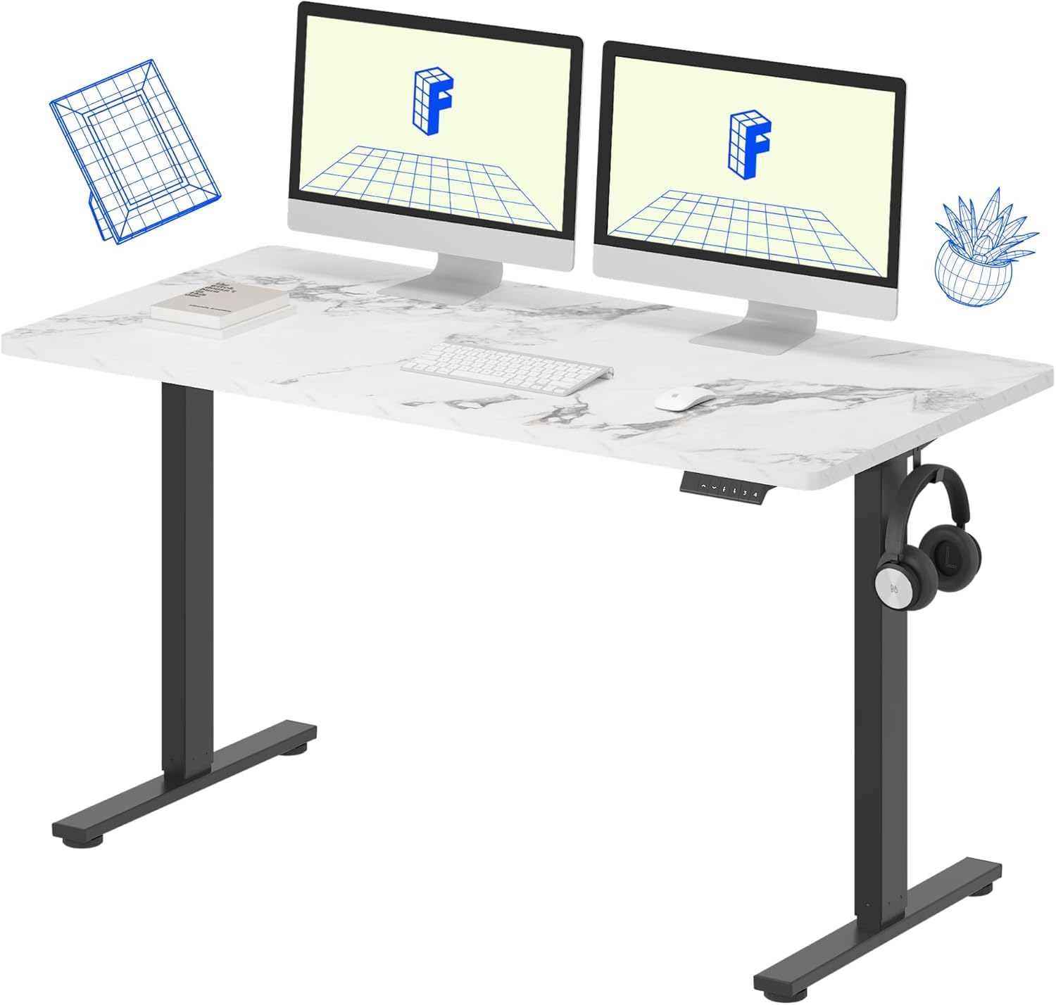 FLEXISPOT EN1 Whole-Piece Standing Desk