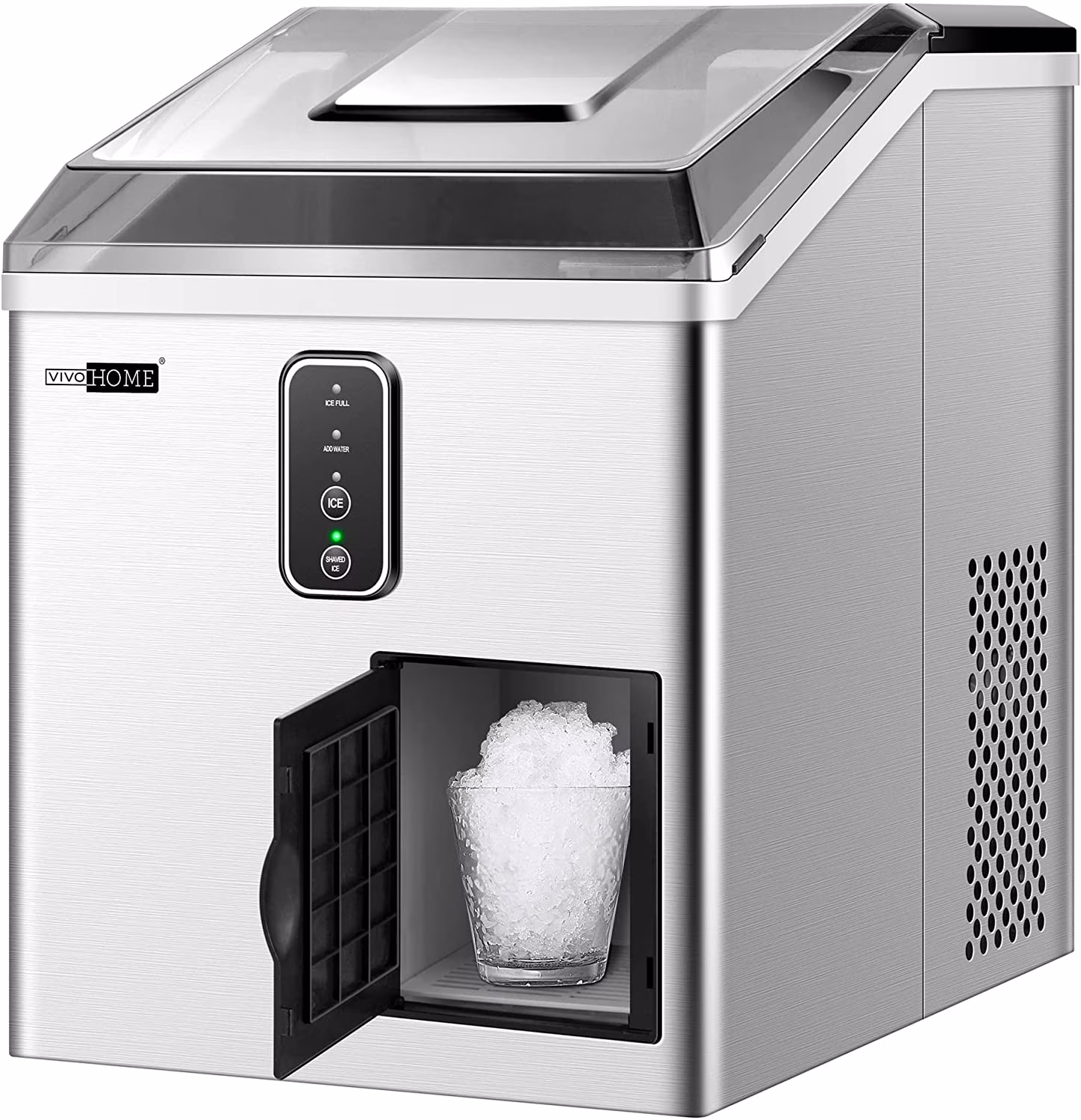 VIVOHOME 2 in 1 Countertop Ice Maker & Ice Shaver Machine, 33 lb/Day