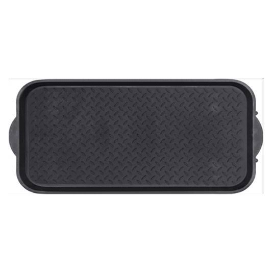 Mohawk Boot Tray 13.9 inchx30.4 inch Black, Adult Unisex