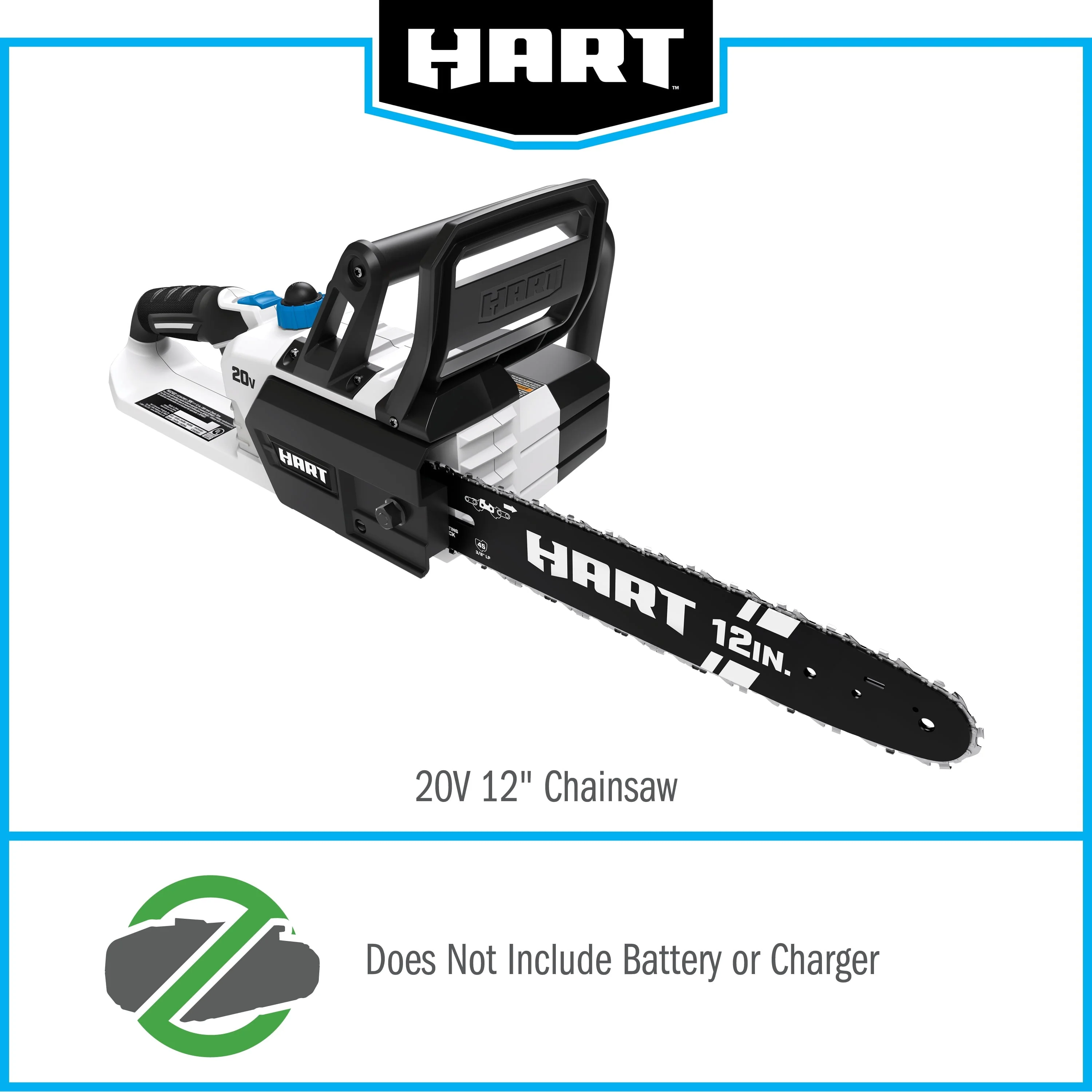HART 20 - Volt 12 - Inch Cordless Chainsaw (Battery Not Included)