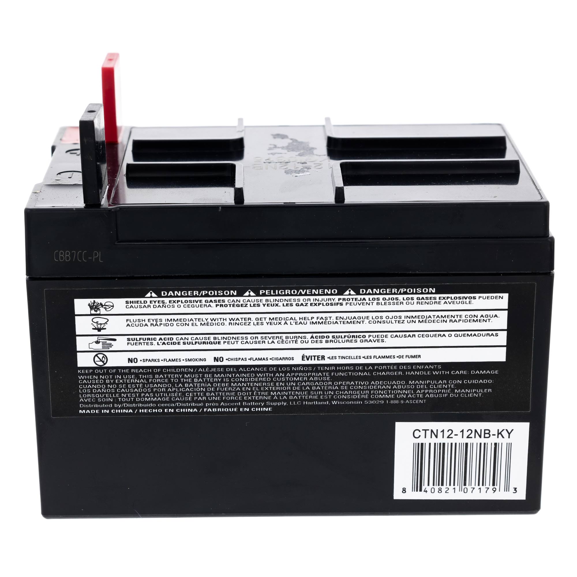 Ariens 04738800 Gravely 12V 12A 190CCA Battery OEM Apex Ikon Zoom Pro-Turn Edge