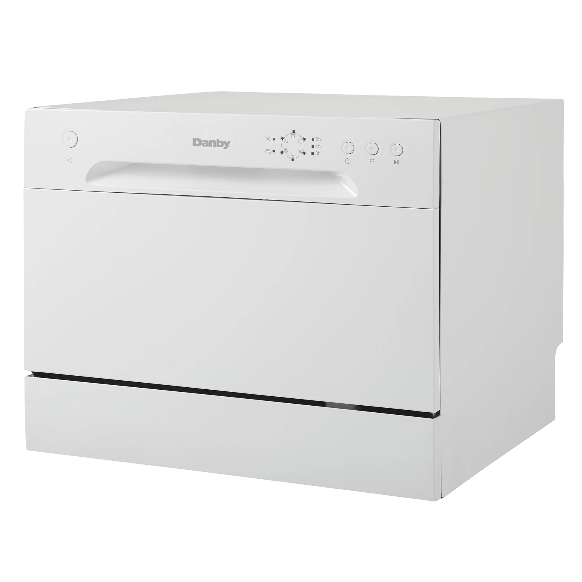 Danby 6 Place Setting Countertop Dishwasher in White (DDW621WDB)