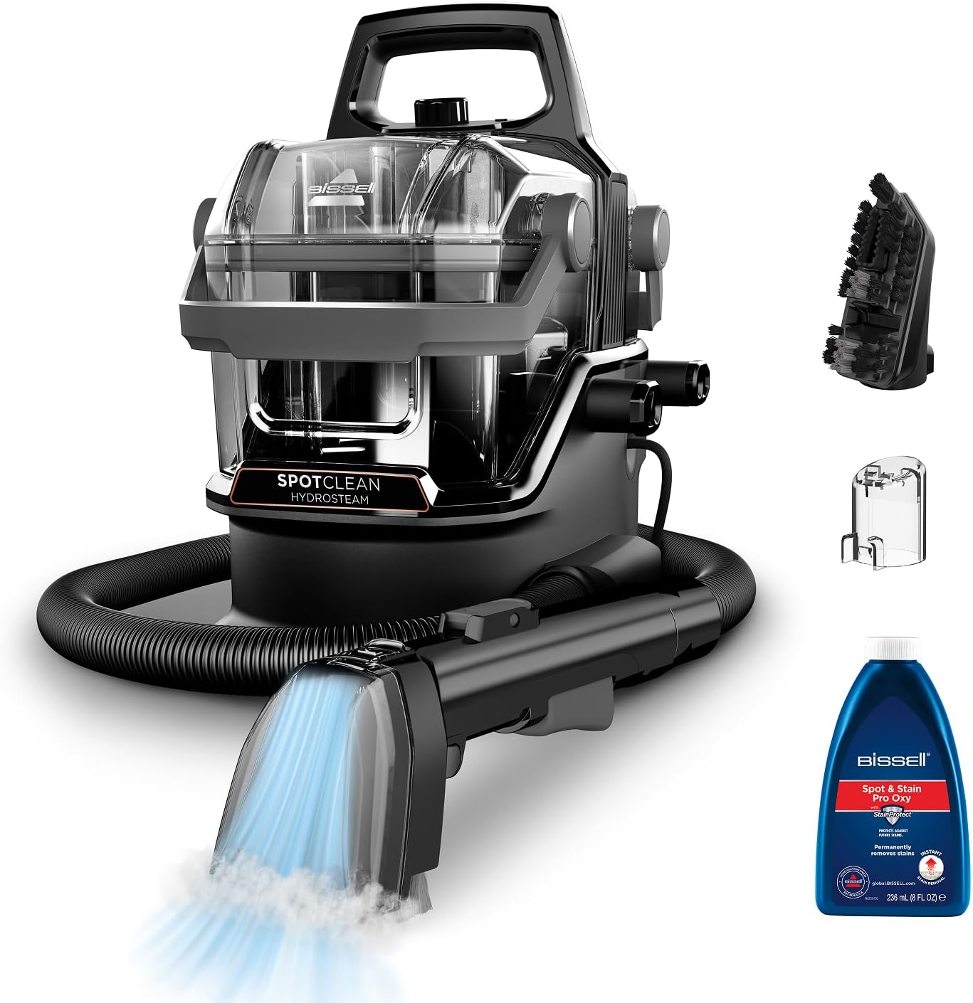 Shampouineuse canapé SpotClean HydroSteam 1000W nettoyage vapeur tapis moquettes meubles tissus voiture 3689N