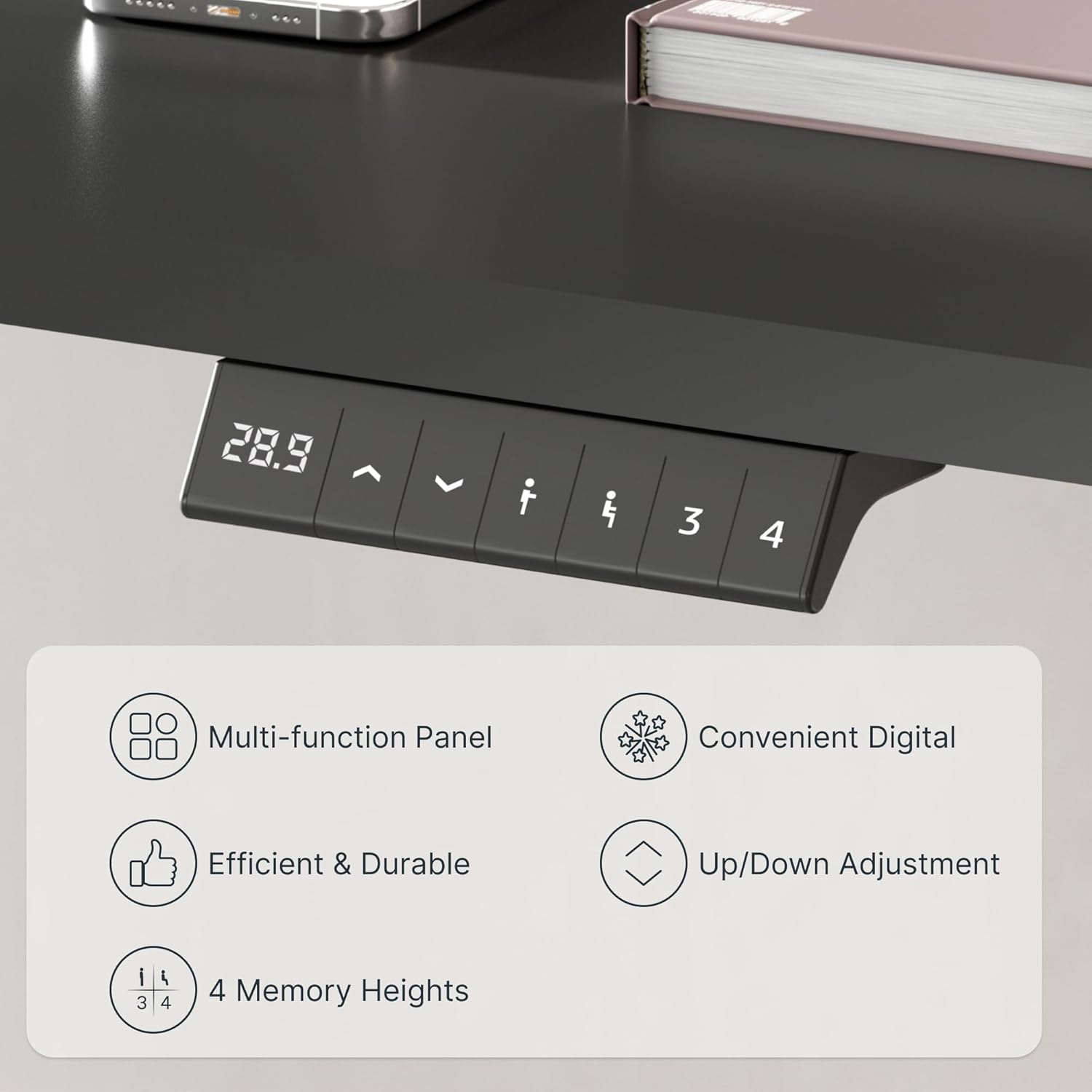 FLEXISPOT EN1 Whole-Piece Standing Desk