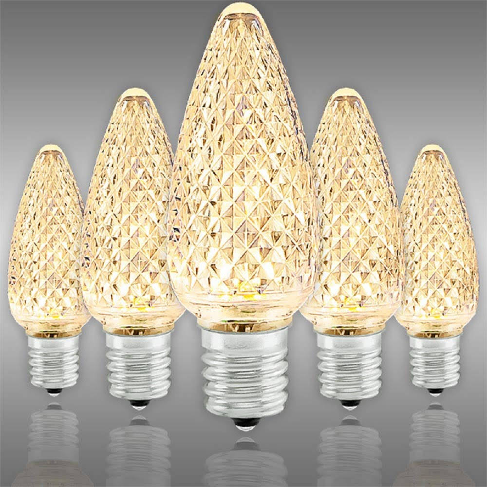 Christmas Lite Co. CMS-C9SWW / LED / C9 / Warm White / 25pk