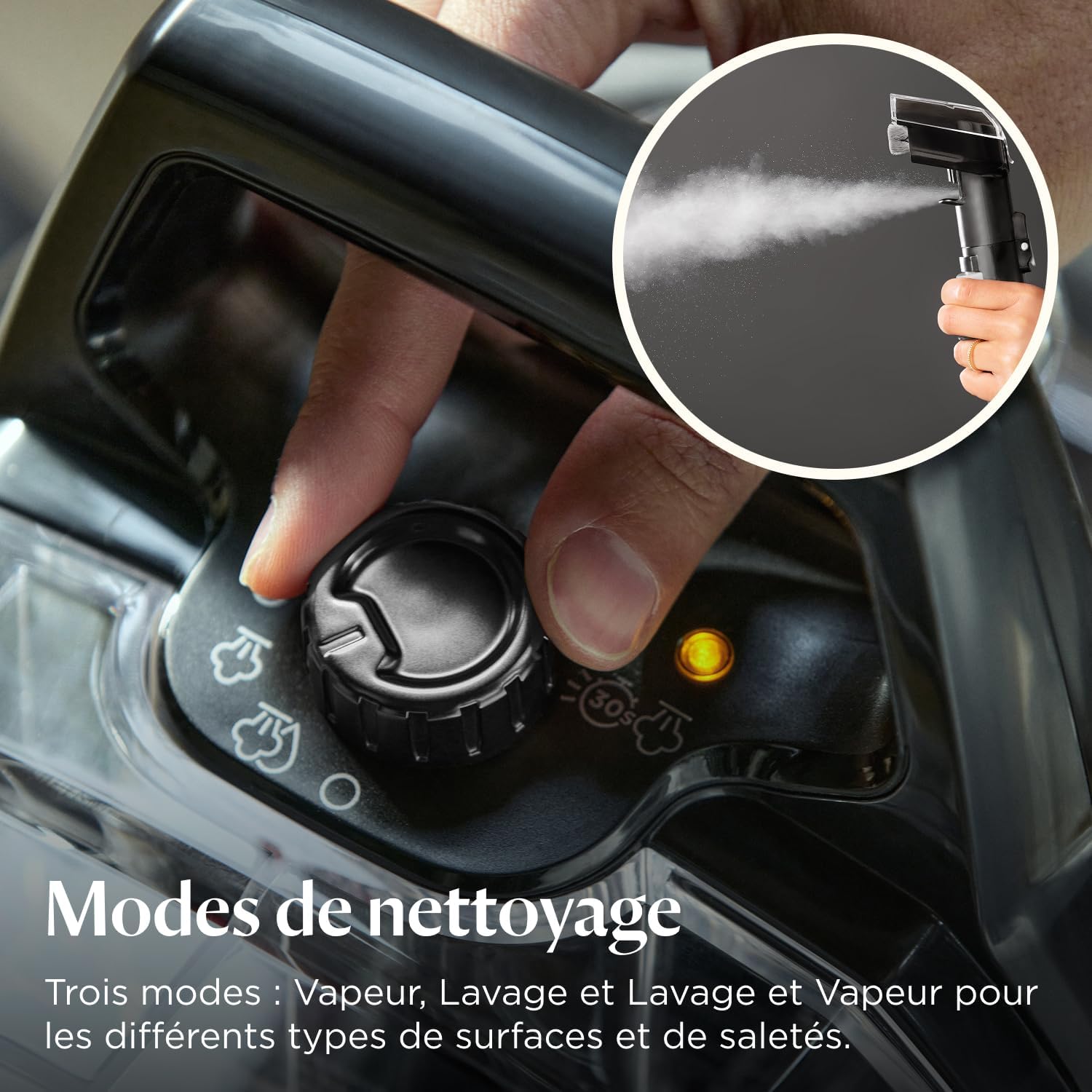 Shampouineuse canapé SpotClean HydroSteam 1000W nettoyage vapeur tapis moquettes meubles tissus voiture 3689N