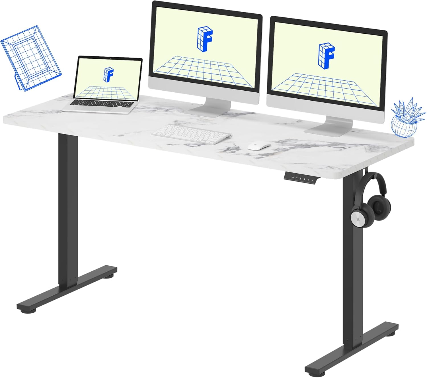 FLEXISPOT EN1 Whole-Piece Standing Desk