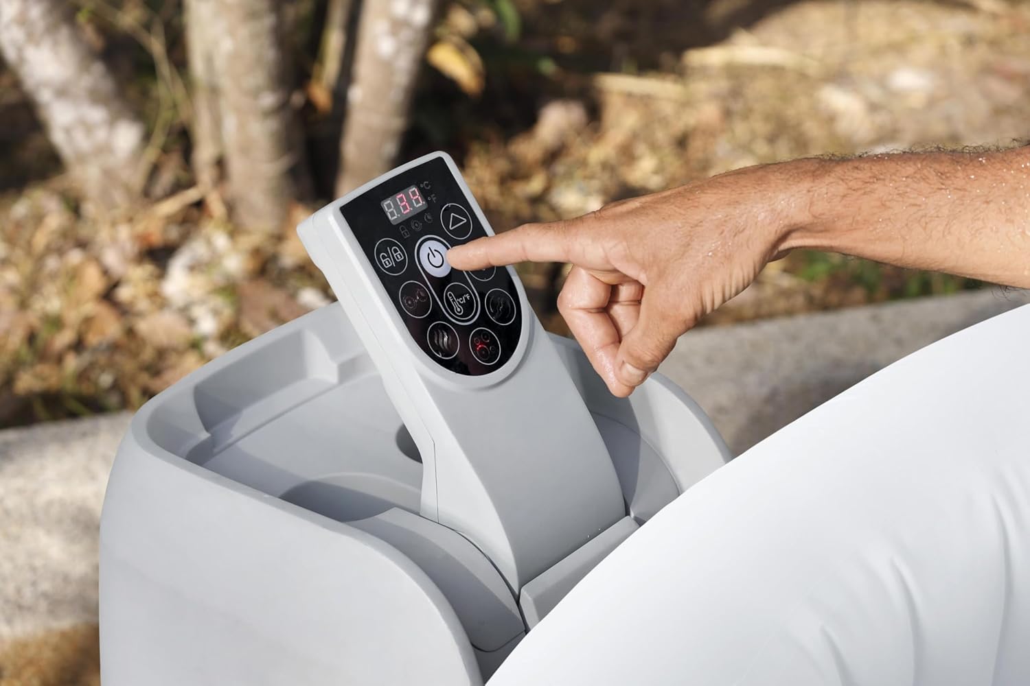 Spa gonflable rond 2–3 personnes