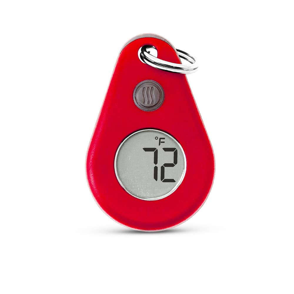 ThermoWorks ThermoDrop Zipper-Pull Thermometer - Red