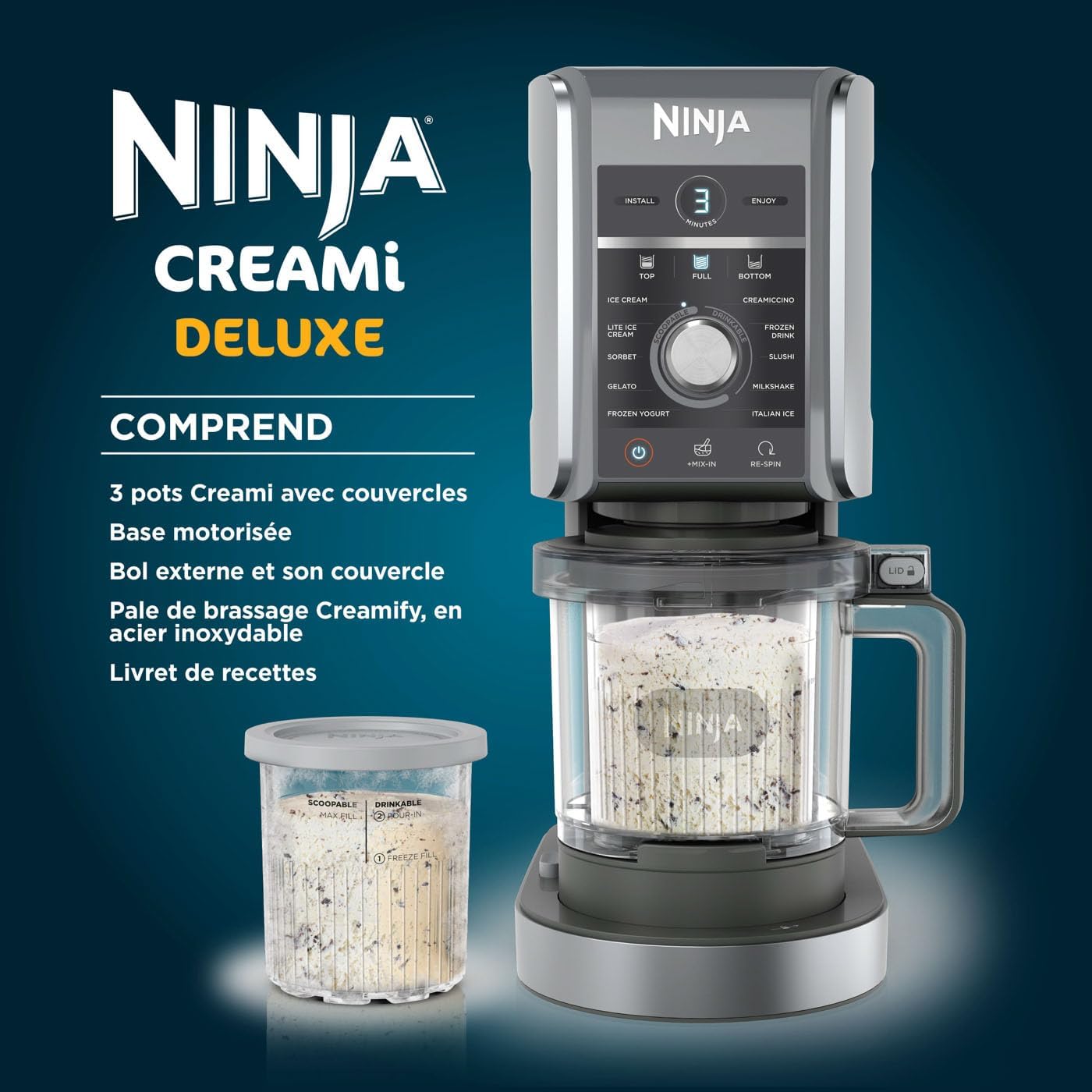 Sorbetière CREAMi Deluxe NC501EU