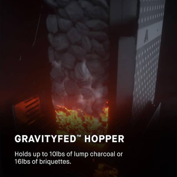 Gravity 800 Digital Charcoal Grill. Griddle and Smoker Combo in Black Plus Cover Bundle