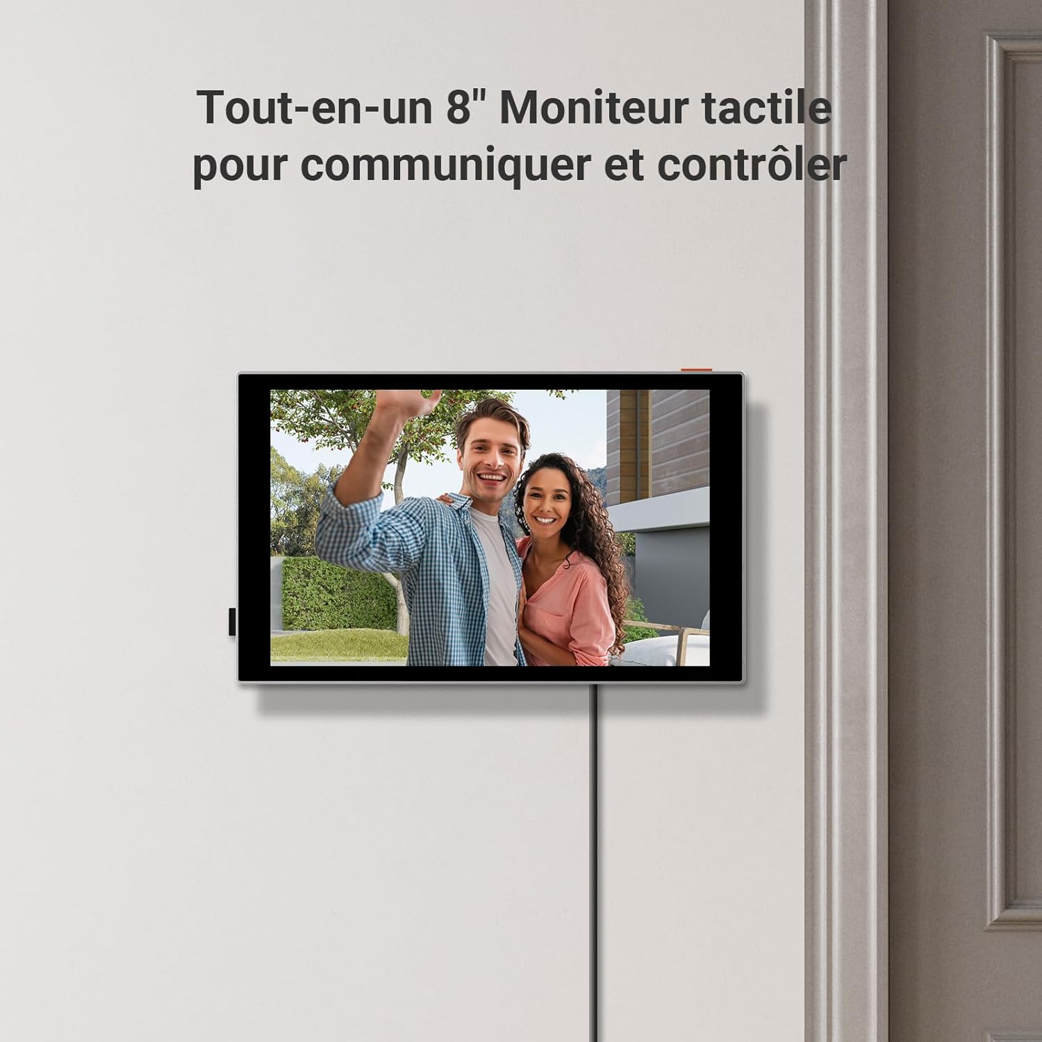 Visiophone connecté 4K HP7 Pro écran 8 pouces reconnaissance paume visage RFID étanche WiFi