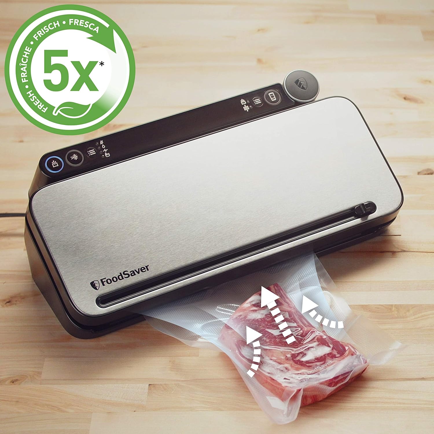Machine sous vide alimentaire avec accessoire portatif rouleau et sacs inclus