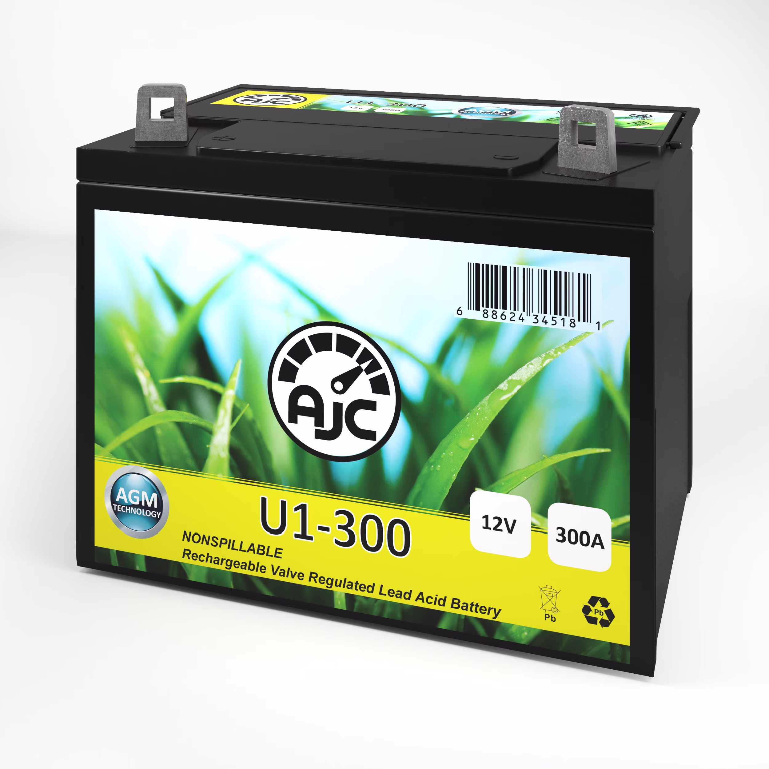 John Deere LT166 U1 Lawn Mower and Tractor Battery - This Is an AJC Brand Replacement