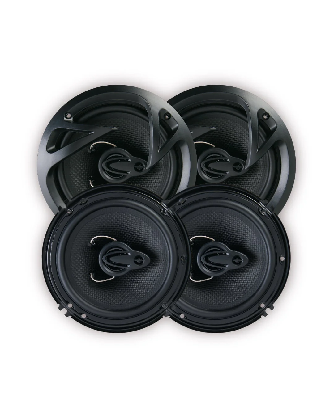 Power Acoustik Car Stereo Combo | Car Play/Android Auto Receiver & (4) 6.5
