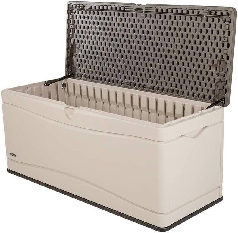Coffre de rangement extérieur 1524 x 61 x 673 mm coloris tan