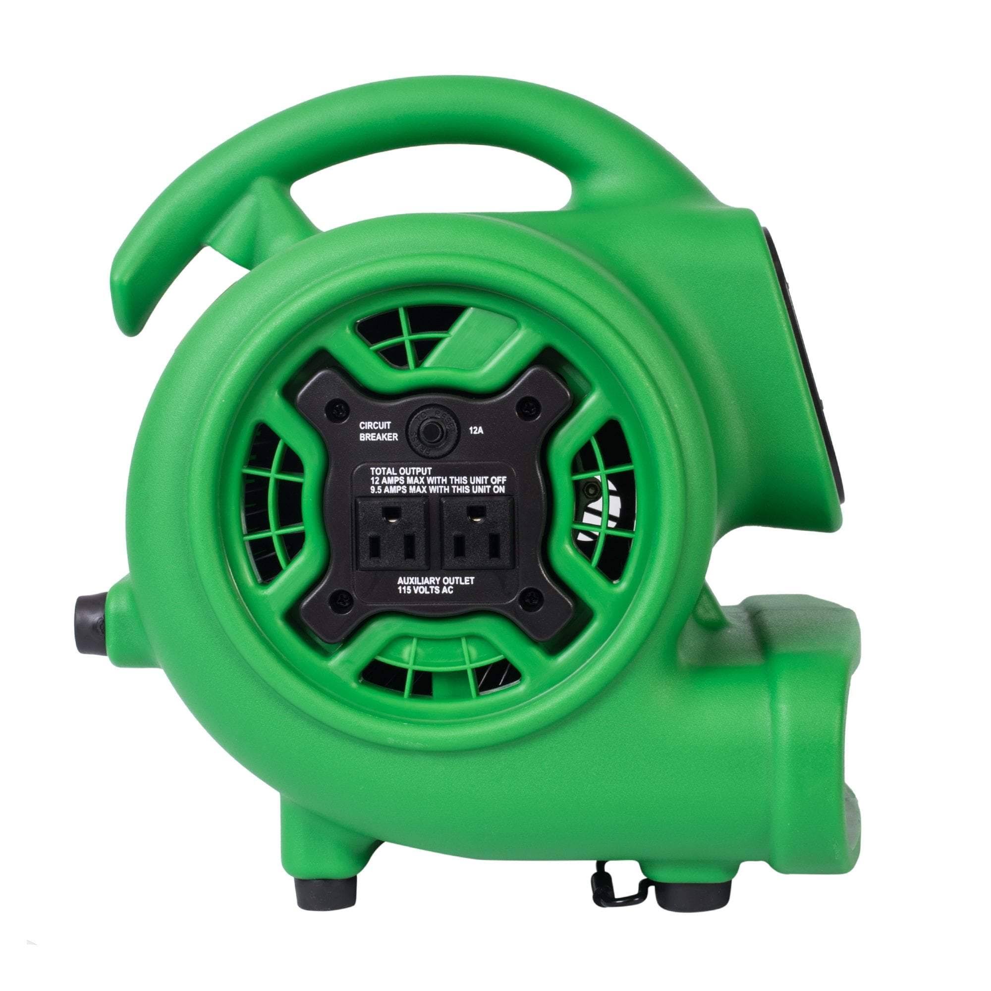XPOWER Mini Air Mover with Timer in Green P-230AT