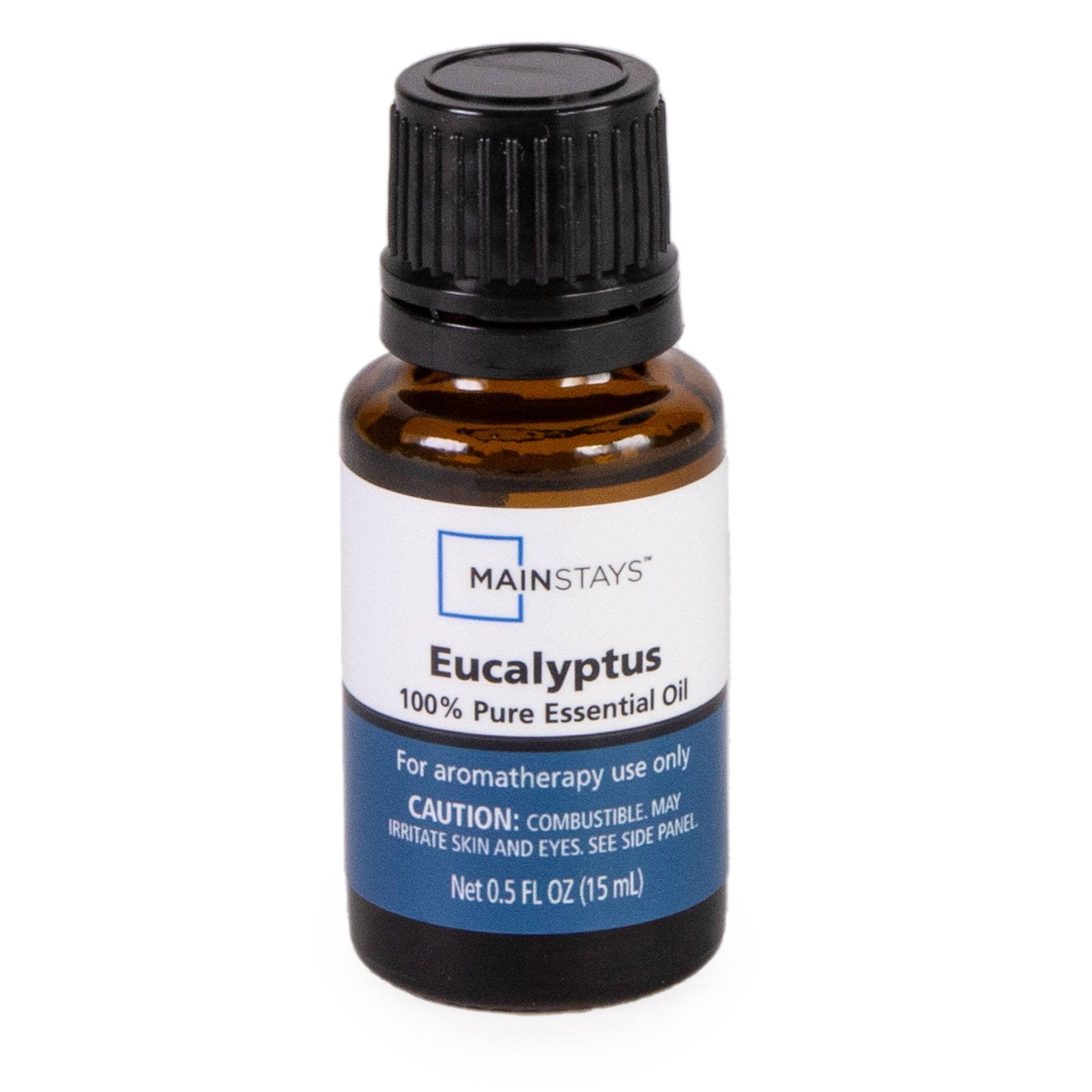 Mainstays 100% Pure Essential Oil, Eucalyptus, 15 mL, Therapeutic Grade, for Use with Oil Diffusers, Potpourri, and Wicking Fragrance Diffusers