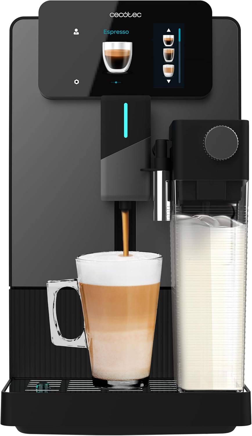 Cafetière superautomatique Cremmaet Latte Touch 19 bars thermoblock 12 boissons 4 profils eau 11 L lait 400 ml écran TFT moulin conique