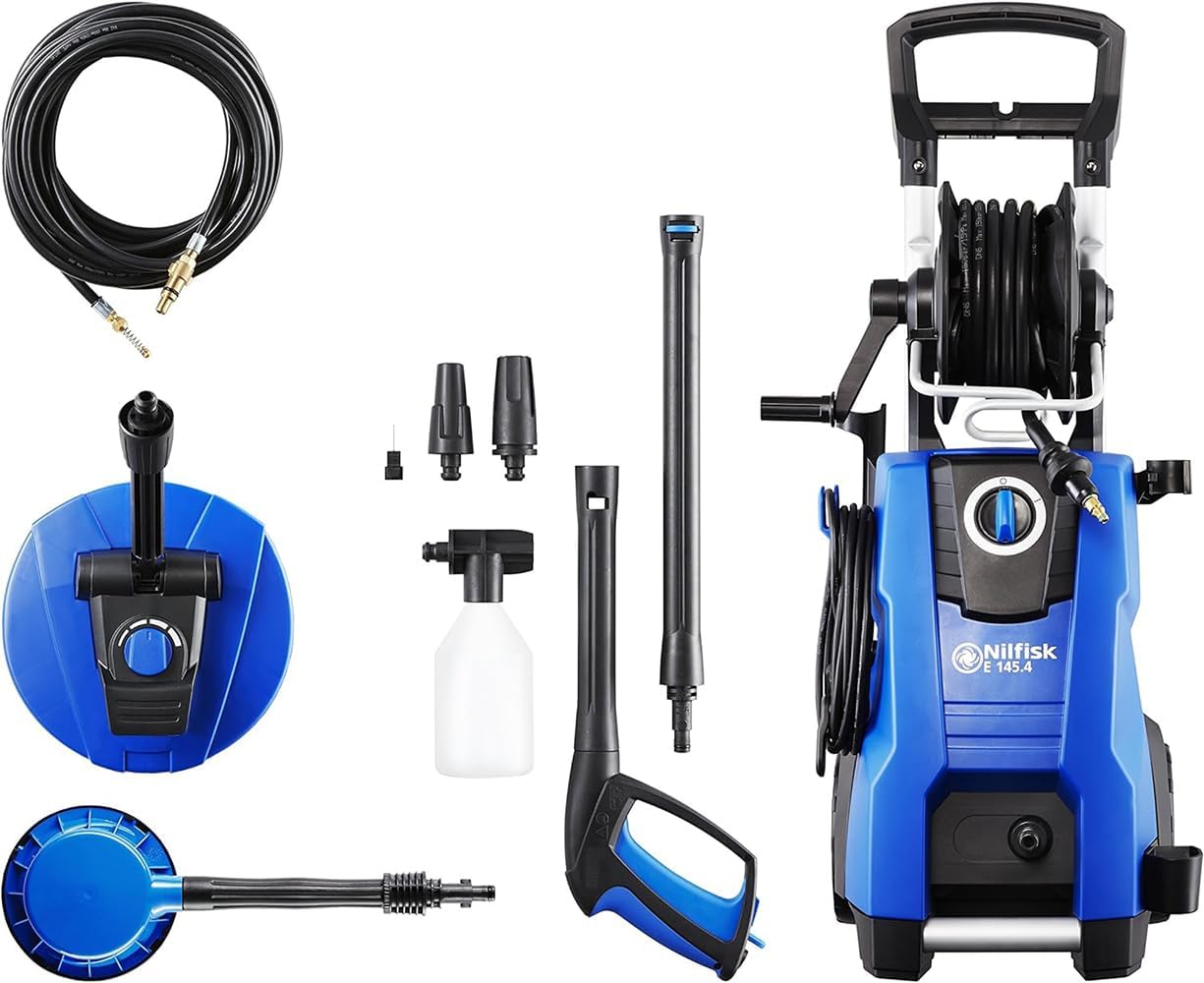 Nettoyeur haute pression E 145 bars 2100W avec accessoires sols murs brosse déboucheur 128471191