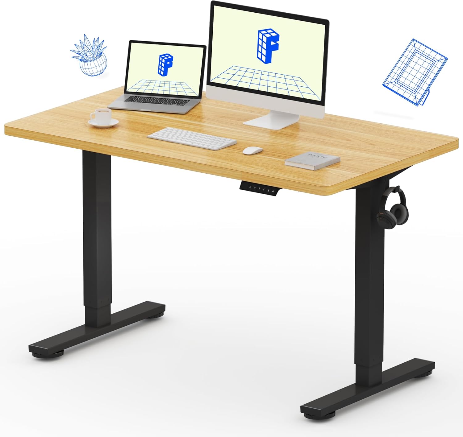 FLEXISPOT EN1 Whole-Piece Standing Desk