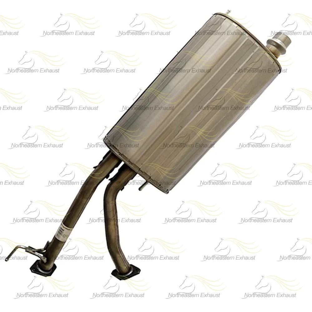 Stainless Steel Exhaust Center Muffler Fits 2001 - 2007 Toyota Sequoia 4.7 L - Direct Fit