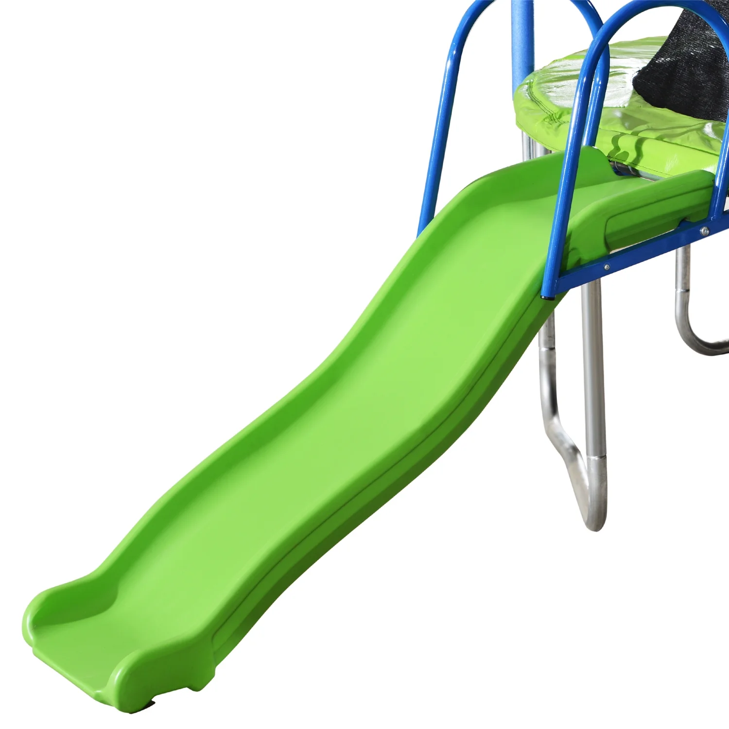 12FT Trampoline for Kids & Adults, Recreational Trampoline with Slide & Swing & Basketball Hoop & Enclosure Net, 600 lb Capacity for 4 - 5 Kids