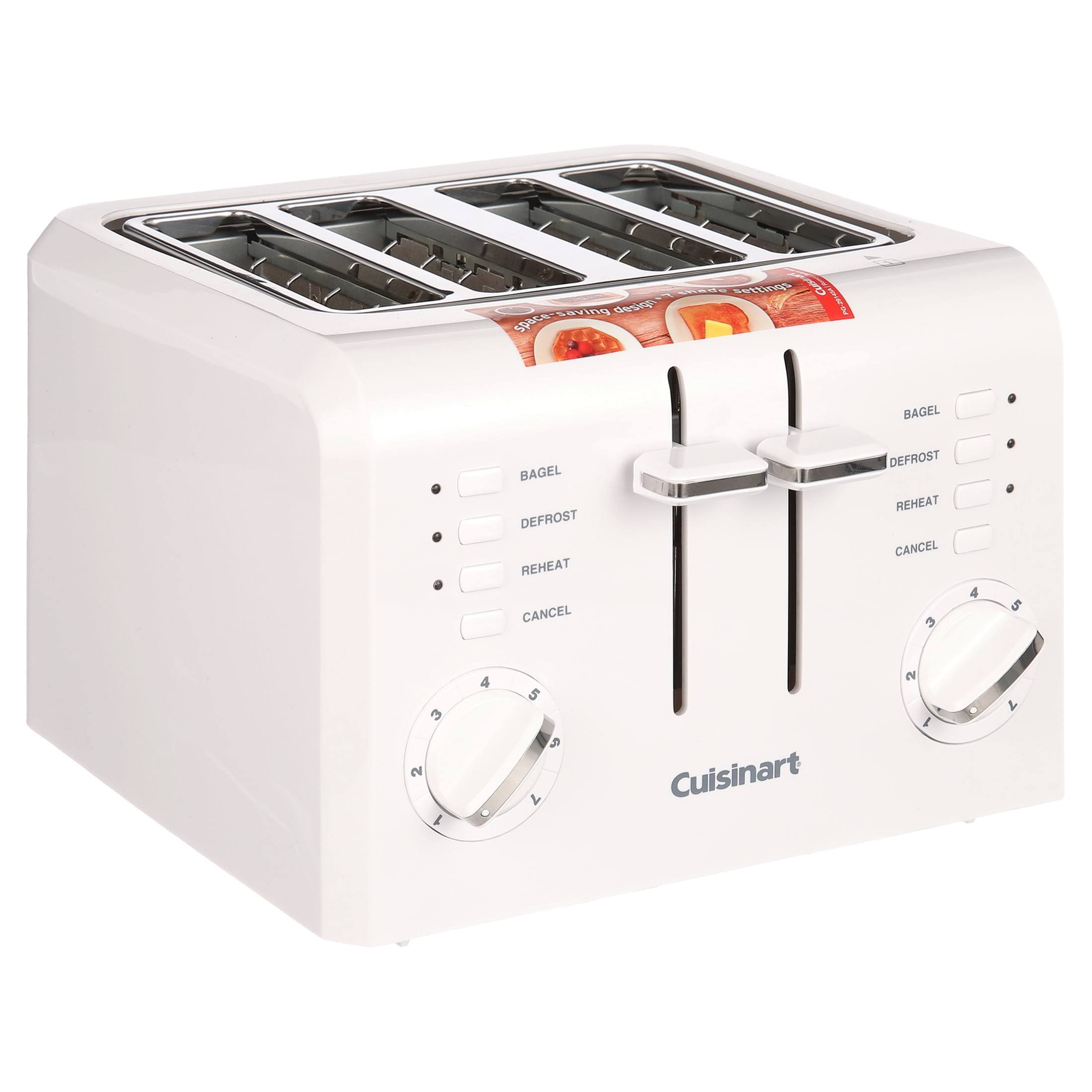 Cuisinart 4-Slice Compact Toaster - White