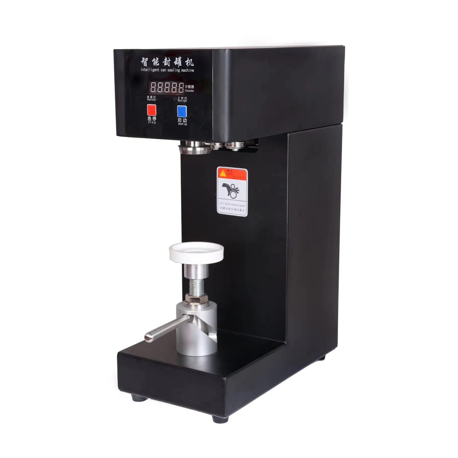 Kolice Commercial Automatic Can Sealer Machine, Can Seamer, Can Seaming Closing Capping Machine, Cup Sealing Machine, 2.2