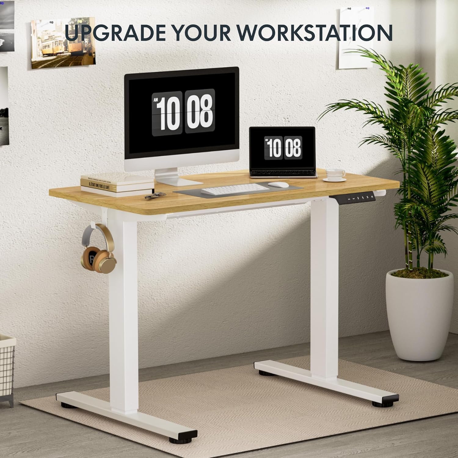 FLEXISPOT EN1 Whole-Piece Standing Desk