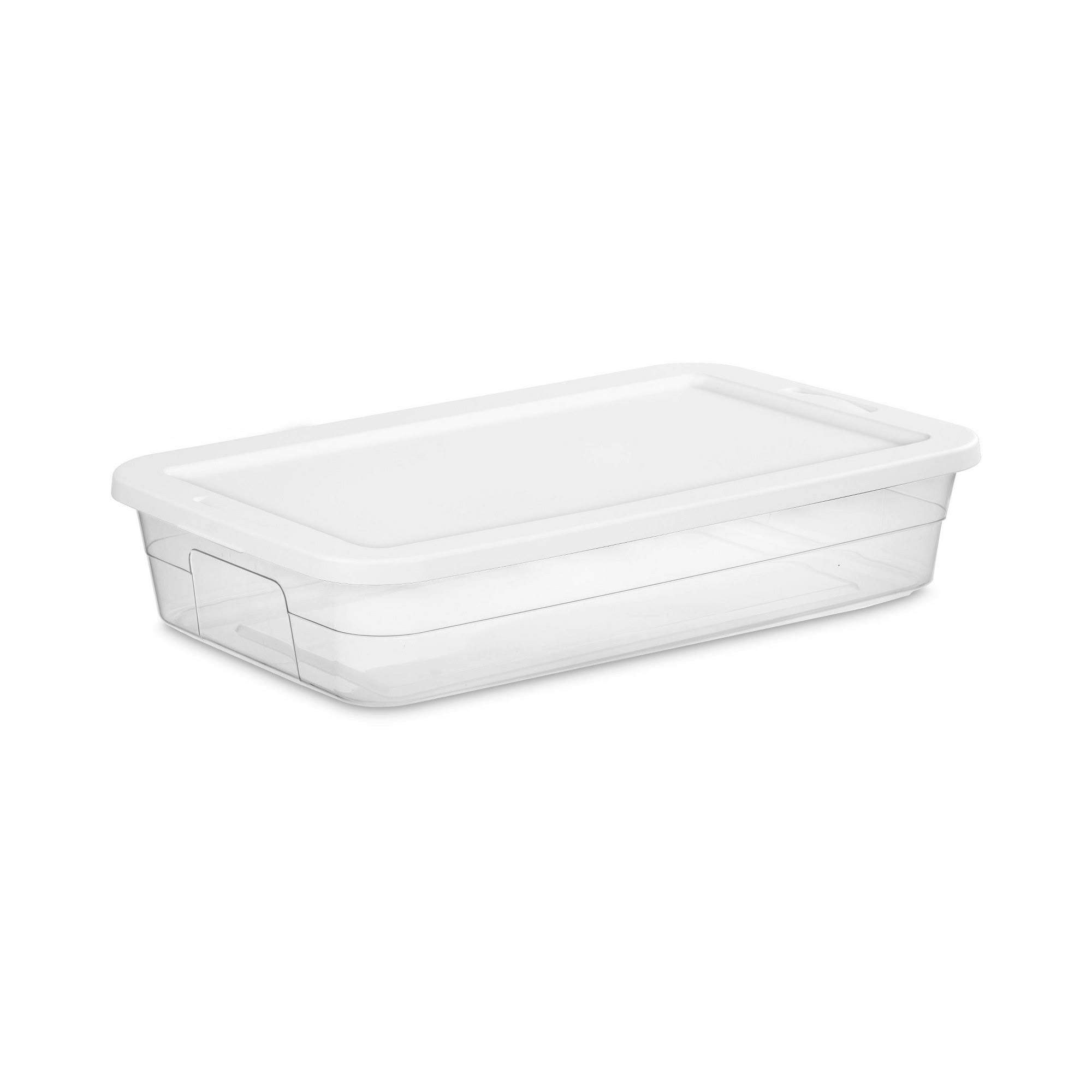 41QT Clear Under Bed Storage Box White - Room Essentials
