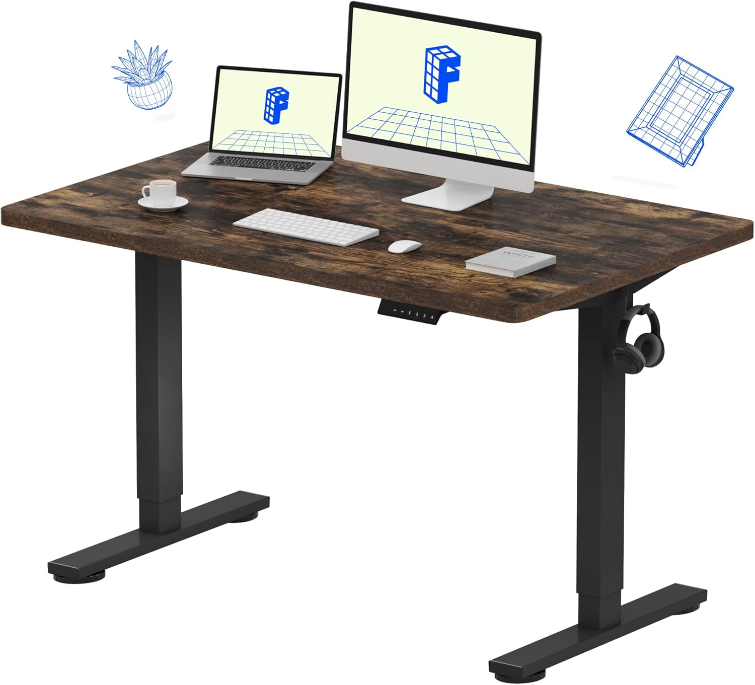 FLEXISPOT EN1 Whole-Piece Standing Desk