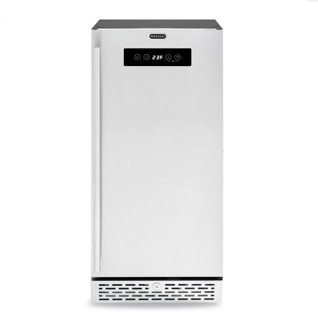 Whynter - Built-In or Freestanding 2.9 Cu. ft. Beer Keg Froster Beverage Refrigerator - Stainless Steel