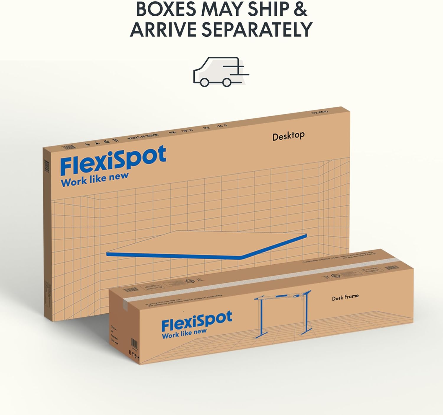FLEXISPOT EN1 Whole-Piece Standing Desk
