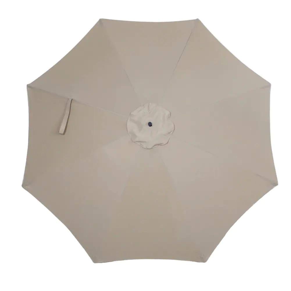 Crestlive Products 10ft 8 Ribs Patio Offset Umbrella Replacement Canopy, Canopy Only - Tan