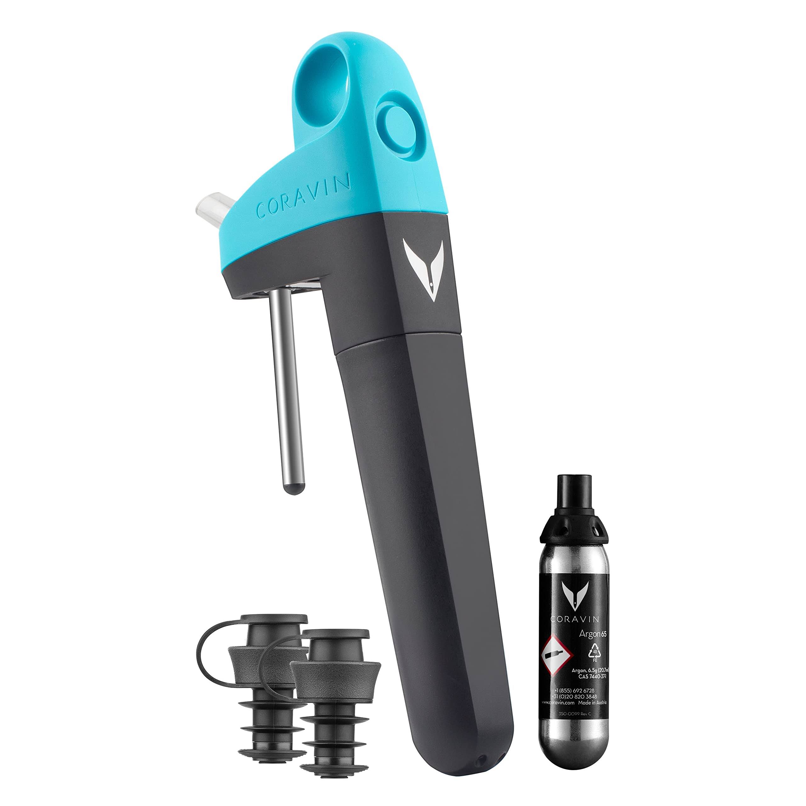 Coravin Pivot Wine Preservation System Teal