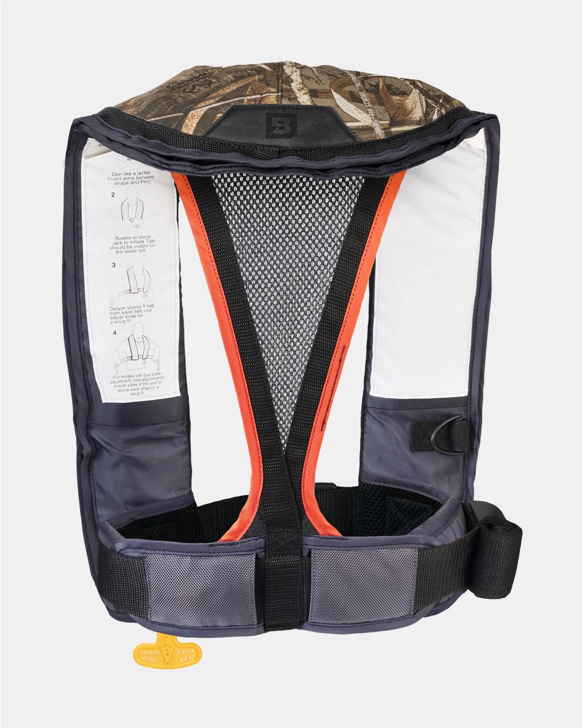 Bluestorm Gear Atmos 40 Automatic/Manual Inflatable PFD Life Jacket for Adults | US Coast Guard Approved (Realtree Max5 Camo)