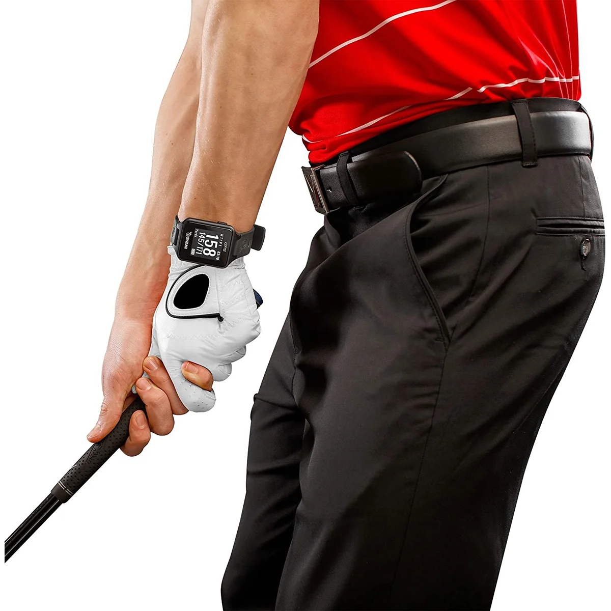 IZZO Golf Swami Golf GPS Watch, with 38, 000+ Preloaded Course Maps