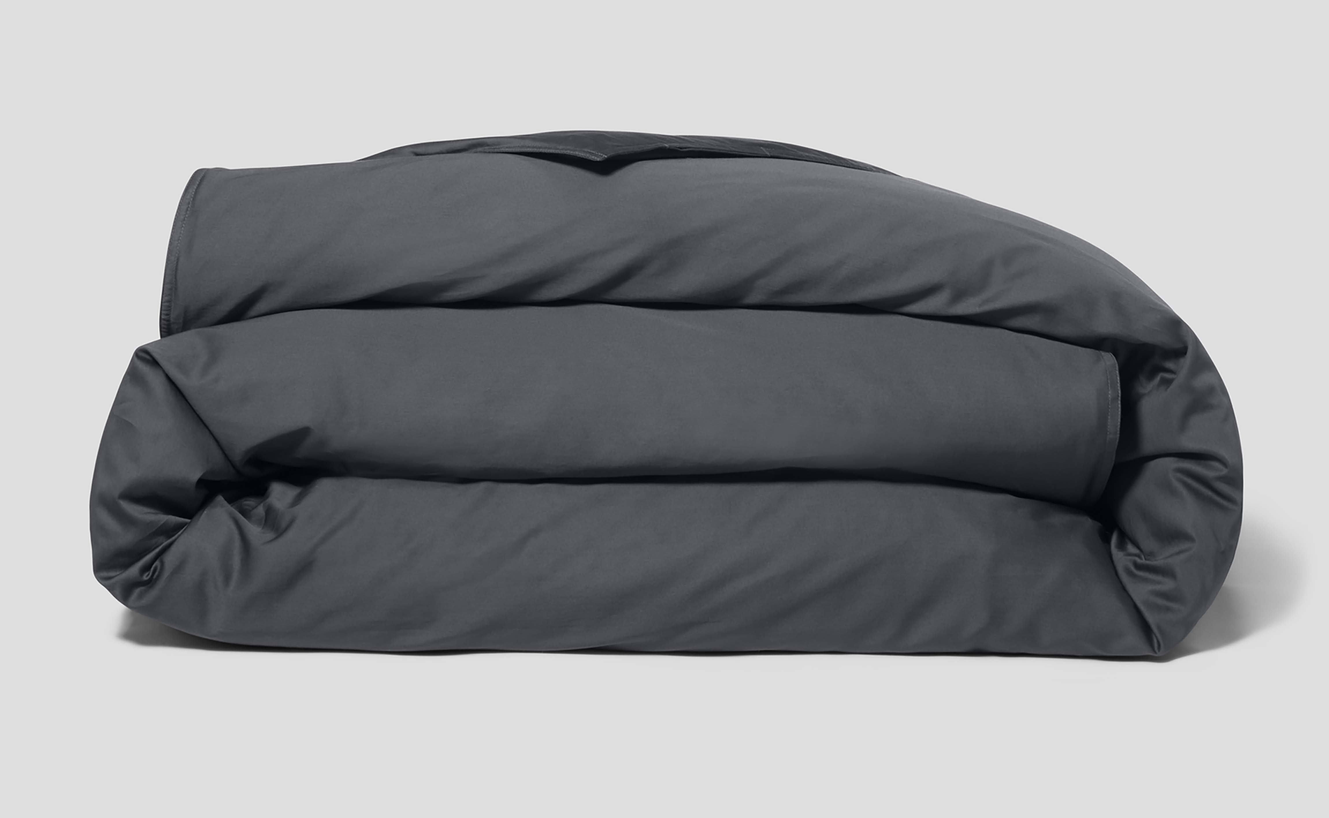 Casper Sateen 276 Thread Count Organic Cotton Duvet Cover in Gray