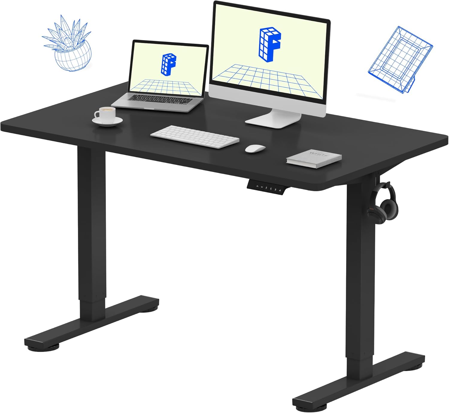 FLEXISPOT EN1 Whole-Piece Standing Desk